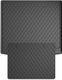 Резиновые коврики в багажник Gledring для Mercedes-Benz GLE-Class (W167)(5 мест) 2019→ (багажник с защитой)