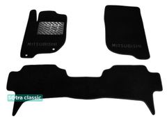 Двошарові килимки Sotra Classic Black для Mitsubishi Pajero Sport (mkII) 2008-2016
