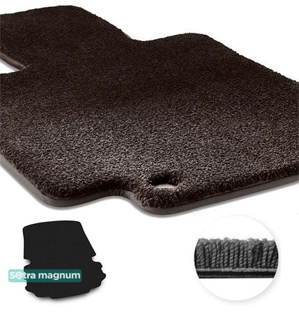 Двошарові килимки Sotra Magnum Black для Chevrolet Camaro (mkVI)(купе)(багажник) 2016→ - Фото 1