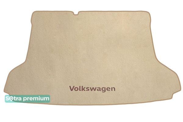 Двошарові килимки Sotra Premium Beige для Volkswagen ID.4 (mkI)(нижній)(багажник) 2020→ - Фото 1