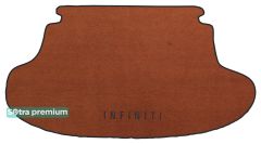 Двошарові килимки Sotra Premium Terracotta для Infiniti FX / QX70 (mkII)(багажник) 2009-2017 - Фото 1