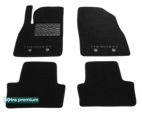 Двошарові килимки Sotra Premium Graphite для Chevrolet Volt (mkI) 2010-2015 - Фото 1