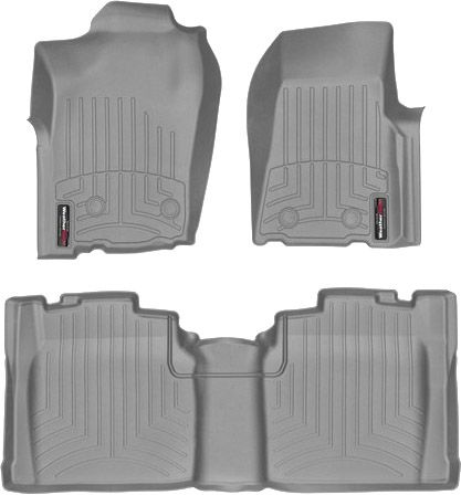 Коврики Weathertech Grey для Ford Ranger (all cabs)(mkIII)(1 row) 2011-2011 automatic - Фото 1