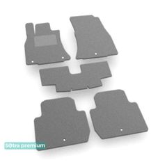 Двошарові килимки Sotra Premium Grey для Kia Stinger (mkI)(задній привід) 2018→