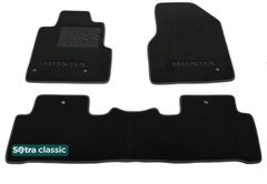 Двухслойные коврики Sotra Classic Black для Honda Pilot (mkII)(1-2 ряд) 2009-2015