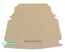 Двошарові килимки Sotra Premium Beige для Mercedes-Benz CLS-Class (C218)(багажник) 2011-2017 - Фото 1