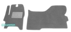 Двошарові килимки Sotra Premium Grey для Iveco Daily (mkVI)(1 ряд) 2014-2019