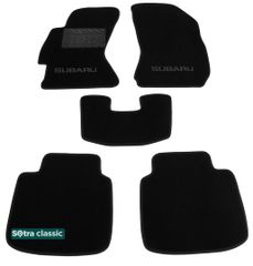 Двухслойные коврики Sotra Classic Black для Subaru Legacy (mkVI) / Outback (mkV) 2014-2019