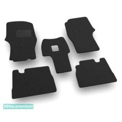 Двошарові килимки Sotra Premium Black для Mitsubishi Delica (mkIV) / Space Gear (mkI) 1994-2007