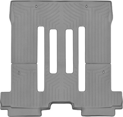 Коврики WeatherTech Grey для Kia Carnival/Sedona (mkIII)(2 row Removable Centre Seat)(no rear entertainment system)(2-3 row) 2014-2021 - Фото 1