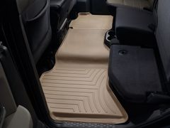 Коврики Weathertech Beige для Dodge Ram (crew cab)(mkIV)(1 fixing hook)(with Full Lenght Console)(no PTO Kit) 2009-2012 - Фото 3