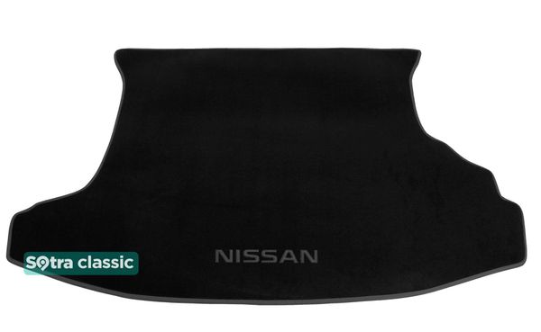 Двошарові килимки Sotra Classic Black для Nissan X-Trail (mkI)(багажник) 2001-2007 - Фото 1