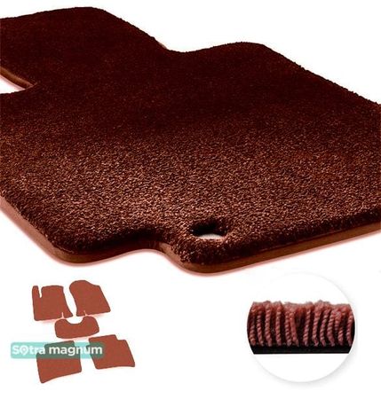 Двошарові килимки Sotra Magnum Red для Hyundai i20 (mkI) 2008-2014 - Фото 1
