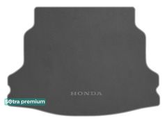 Двошарові килимки Sotra Premium Grey для Honda Civic (mkX)(хетчбек)(без запаски)(багажник) 2015-2021 - Фото 1