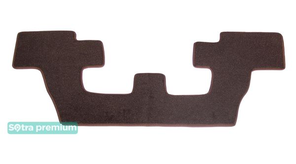 Двошарові килимки Sotra Premium Chocolate для Audi Q7/SQ7 (mkII)(3 ряд) 2015→ - Фото 1