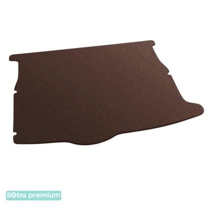 Двошарові килимки Sotra Premium Chocolate для Hyundai Veloster (mkI)(багажник) 2011-2018 - Фото 1