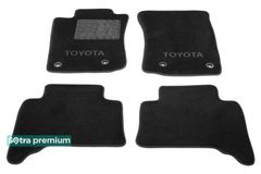 Двошарові килимки Sotra Premium Black для Toyota Land Cruiser Prado (J150) / 4Runner (mkV)(4 кліпси) 2013→