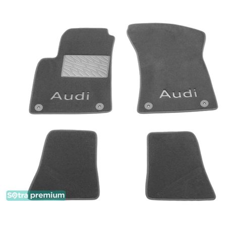 Двошарові килимки Sotra Premium Grey для Audi TT (mkI) 1998-2006 - Фото 1