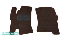 Двошарові килимки Sotra Premium Chocolate для SsangYong Rodius (mkI)(1 ряд) 2004-2013 - Фото 1