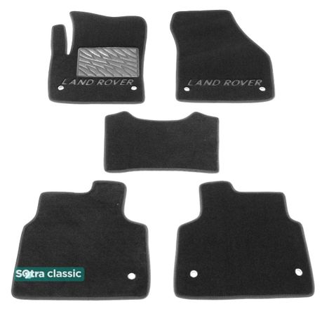 Двошарові килимки Sotra Classic Grey для Land Rover Discovery Sport (mkII) 2020→ - Фото 1