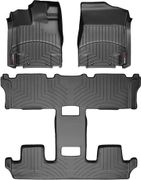 Коврики Weathertech Black для Nissan Quest (mkIV)(1 row - 2pcs.)(1-2-3 row) 2011-2017 - Фото 1