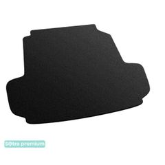 Двошарові килимки Sotra Premium Black для Peugeot 408 (mkI)(багажник) 2010-2014