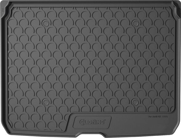Резиновые коврики в багажник Gledring для Audi Q2/SQ2 (mkI) 2016→ (с двухуровневым полом)(верхнее положение)(багажник с защитой) - Фото 2