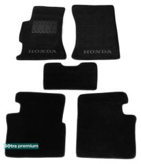 Двошарові килимки Sotra Premium Black для Honda Accord (mkVI)(CG/CH) 1999-2002 (EU)
