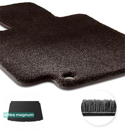 Двошарові килимки Sotra Magnum Black для Kia Stonic (mkI)(без дворівневої підлоги)(нижній)(багажник) 2017→ - Фото 1