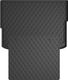 Гумовий килимок у багажник Gledring для Mitsubishi Eclipse Cross (mkI) 2017→ (багажник із захистом)