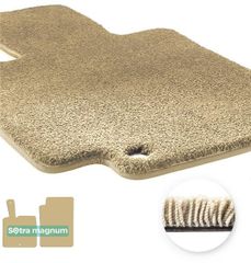 Двошарові килимки Sotra Magnum Beige для Smart ForTwo (mkII)(W451)(з кліпсами) 2007-2014