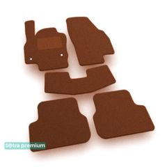 Двошарові килимки Sotra Premium Terracotta для Skoda Fabia (mkIII)(хетчбэк) 2021→