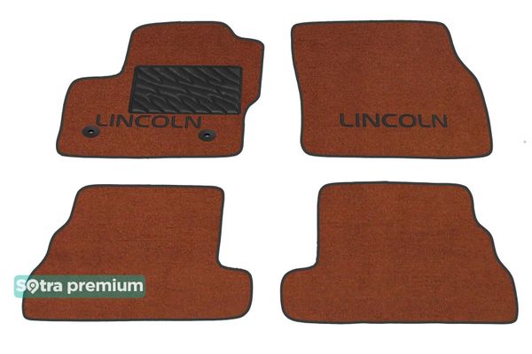 Двошарові килимки Sotra Premium Terracotta для Lincoln MKC (mkI) 2014-2019 - Фото 1