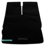 Двошарові килимки Sotra Premium Black для Opel Zafira (mkI)(A)(багажник) 1999-2005 - Фото 1