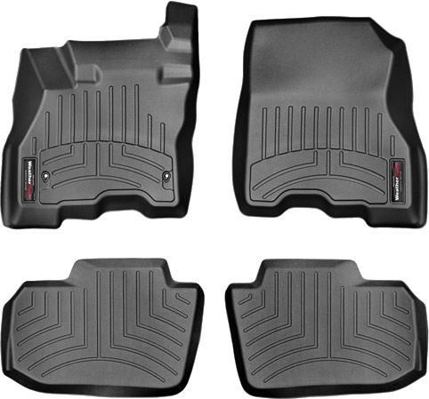 Коврики Weathertech Black для Nissan Leaf (mkI) 2013-2017 - Фото 1