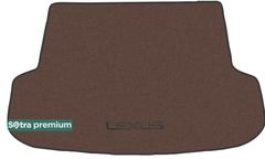 Двошарові килимки Sotra Premium Chocolate для Lexus RX (mkIV)(багажник) 2016-2022