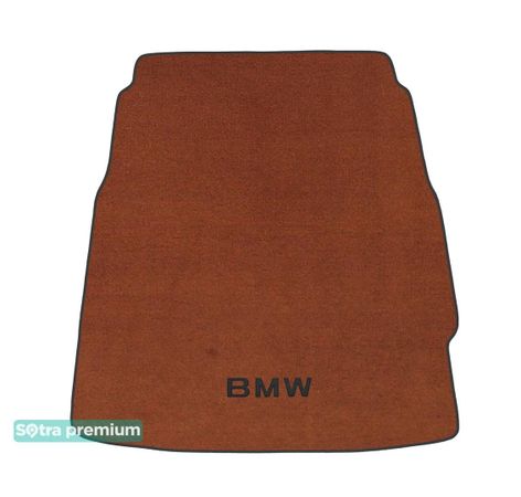Двошарові килимки Sotra Premium Terracotta для BMW 5-series (F10)(седан)(багажник) 2010-2013 - Фото 1