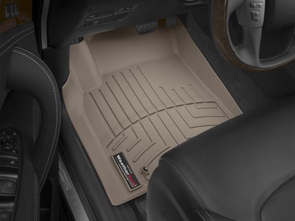 Коврики Weathertech Beige для Infiniti QX80 / QX56 (mkII)(1 row) 2011-2017; Nissan Armada (mkII)(1 row) 2017→ - Фото 2