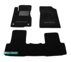 Двухслойные коврики Sotra Classic Black для Honda CR-V (mkIV)(2 клипсы) 2012-2018