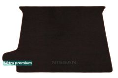 Двошарові килимки Sotra Premium Chocolate для Nissan Pathfinder (mkIII)(R51)(складений 3 ряд)(багажник) 2005-2010