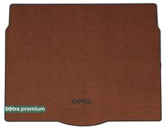 Двухслойные коврики Sotra Premium Terracotta для Opel Astra (mkIV)(J)(хетчбэк)(багажник) 2009-2015