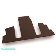 Двошарові килимки Sotra Premium Chocolate для Buick Enclave (mkII)(3 ряд); Chevrolet Traverse (mkII)(3 ряд) 2017→ - Фото 1