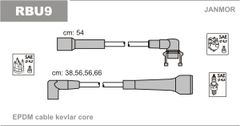 Дроти запалювання Janmor RBU9 для Renault 21 1.7 (F2N 712 / F2N 710 / F2N 750 / F3N 726 / F2N 752) / 19 1.7