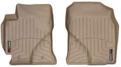 Коврики Weathertech Beige для Toyota Corolla (US)(E120)(with heating vens under front seats)(1 row) 2003-2008  - Фото 1