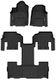 Килимки WeatherTech Black для Jeep Wagoneer (mkIV)(2 ряд - 2 місця)(1-2-3 ряд) 2021→