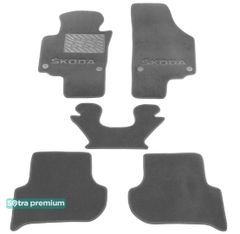 Двошарові килимки Sotra Premium Grey для Skoda Yeti (mkI) 2009-2018