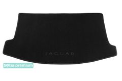 Двухслойные коврики Sotra Premium Black для Jaguar E-Pace (mkI)(багажник) 2017→