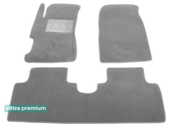 Двошарові килимки Sotra Premium Grey для Honda Civic (mkVII)(седан) 2000-2005 - Фото 2