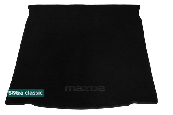Двошарові килимки Sotra Classic Black для Mazda 6 (mkIII)(седан)(багажник) 2012→ - Фото 1