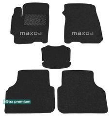 Двухслойные коврики Sotra Premium Black для Mazda 5 / Premacy (mkI) 1999-2004